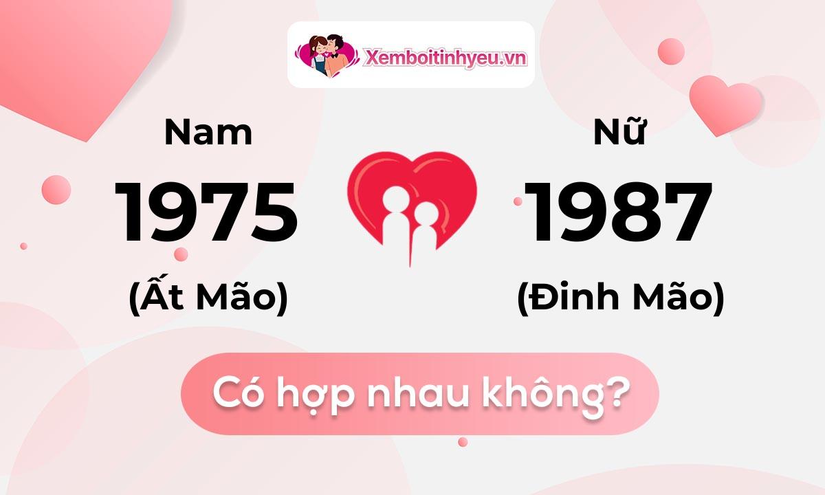 Chồng 1975 vợ 1987 có hợp nhau không và chọn cưới năm nào hợp nhất