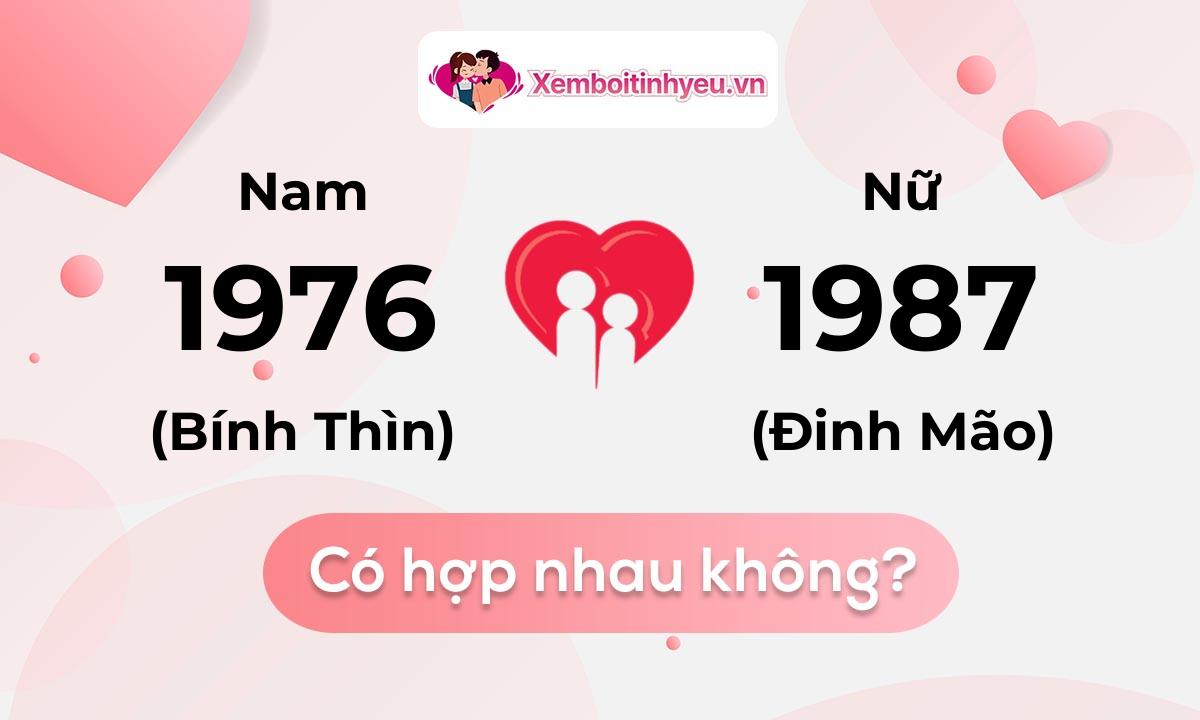 Chồng 1976 vợ 1987 có hợp nhau không và chọn cưới năm nào hợp nhất