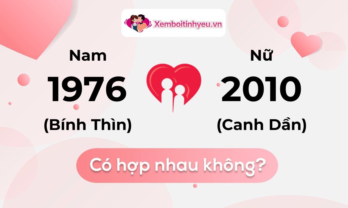 Chồng 1976 vợ 2010 có hợp nhau không và chọn cưới năm nào hợp nhất