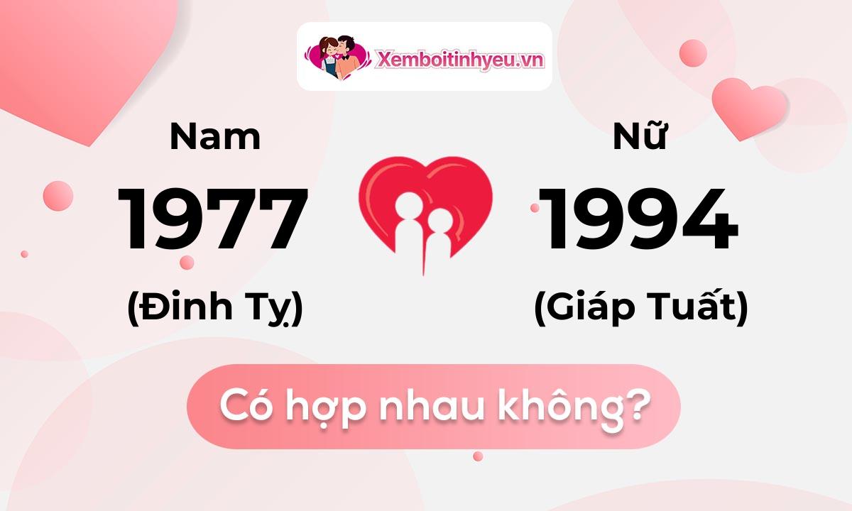 Chồng 1977 vợ 1994 có hợp nhau không và chọn cưới năm nào hợp nhất