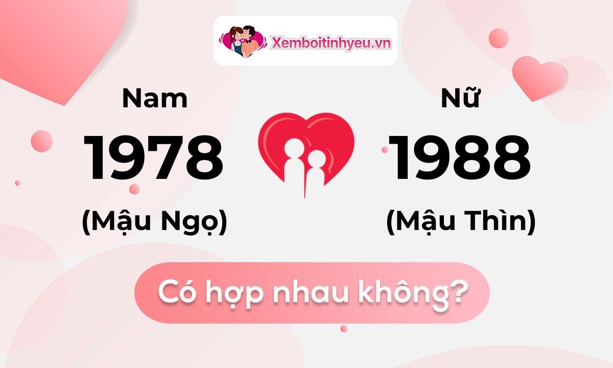 Chồng 1978 vợ 1988 có hợp nhau không và chọn cưới năm nào hợp nhất