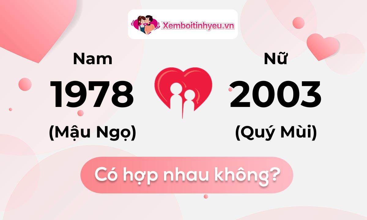 Chồng 1978 vợ 2003 có hợp nhau không và chọn cưới năm nào hợp nhất