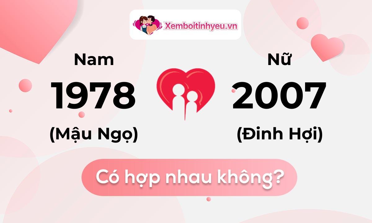 Chồng 1978 vợ 2007 có hợp nhau không và chọn cưới năm nào hợp nhất