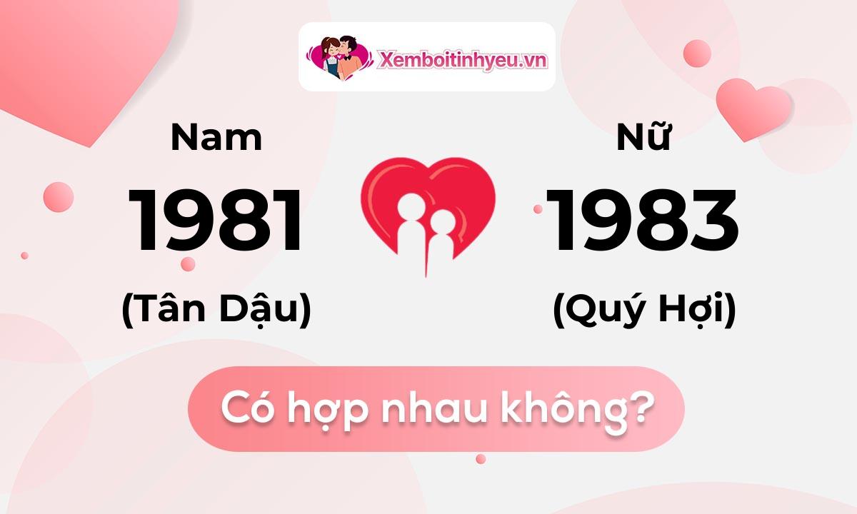 Chồng 1981 vợ 1983 có hợp nhau không và chọn cưới năm nào hợp nhất