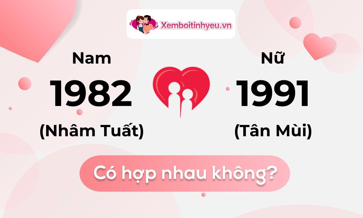 Chồng 1982 vợ 1991 có hợp nhau không và chọn cưới năm nào hợp nhất