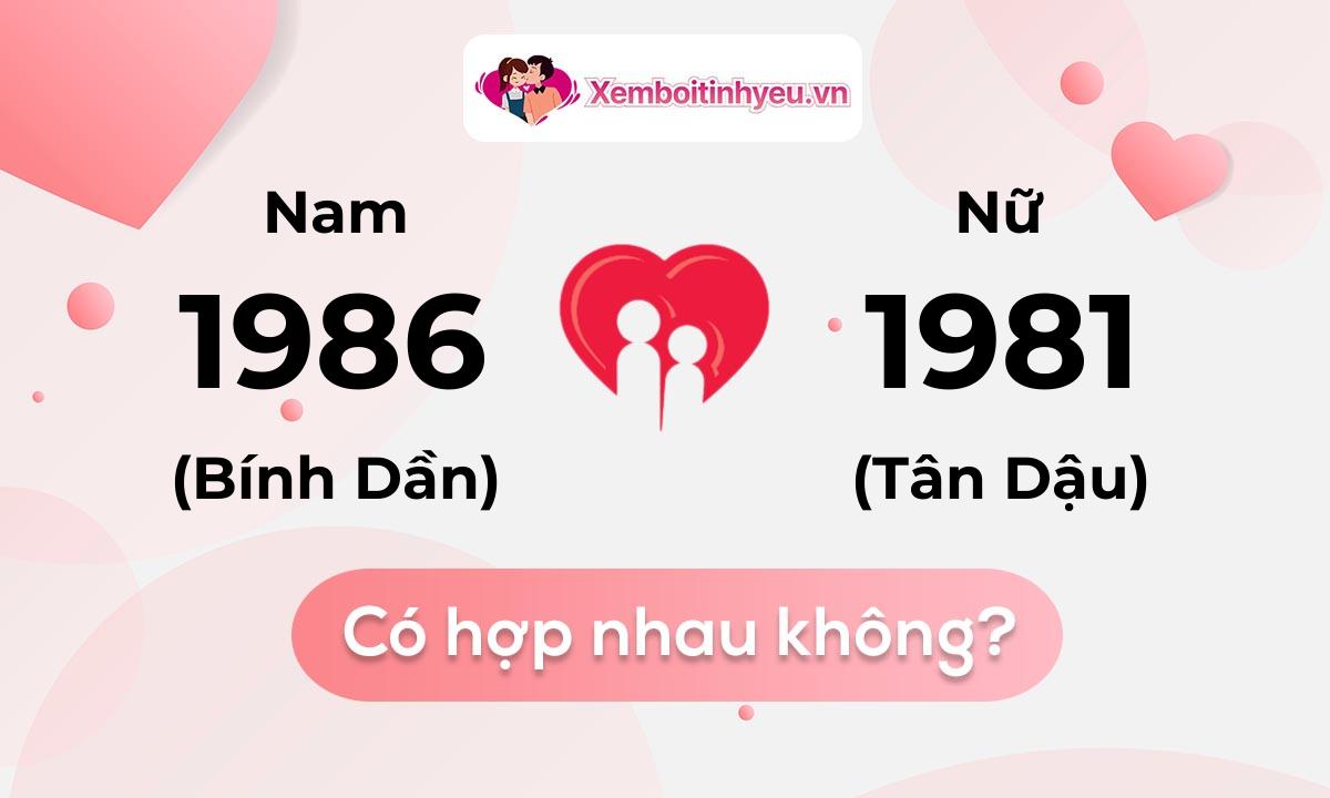 Chồng 1986 vợ 1981 có hợp nhau không và chọn cưới năm nào hợp nhất