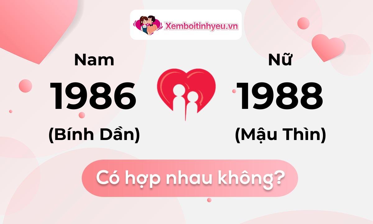 Chồng 1986 vợ 1988 có hợp nhau không và chọn cưới năm nào hợp nhất