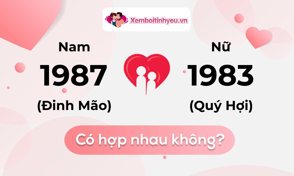 Chồng 1987 vợ 1983 có hợp nhau không và chọn cưới năm nào hợp nhất