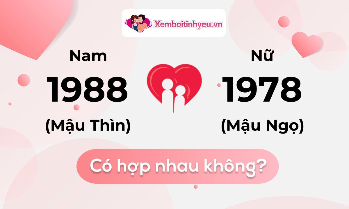 Chồng 1988 vợ 1978 có hợp nhau không và chọn cưới năm nào hợp nhất