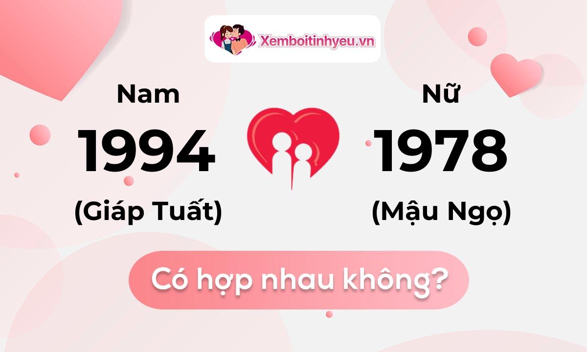 Chồng 1994 vợ 1978 có hợp nhau không và chọn cưới năm nào hợp nhất