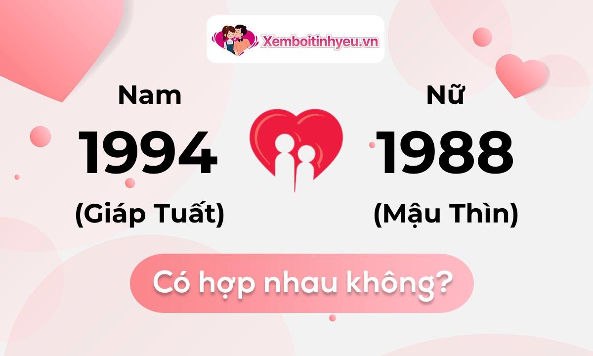 Chồng 1994 vợ 1988 có hợp nhau không và chọn cưới năm nào hợp nhất