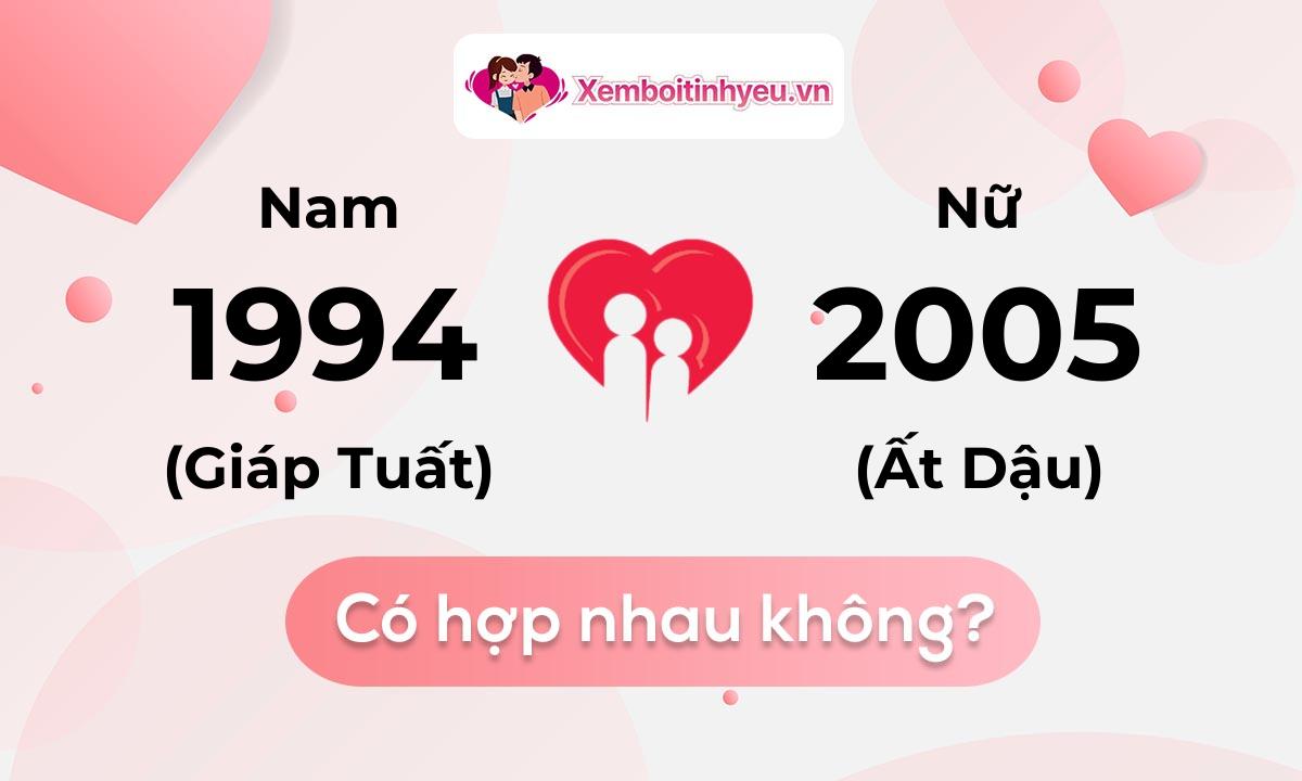 Chồng 1994 vợ 2005 có hợp nhau không và chọn cưới năm nào hợp nhất