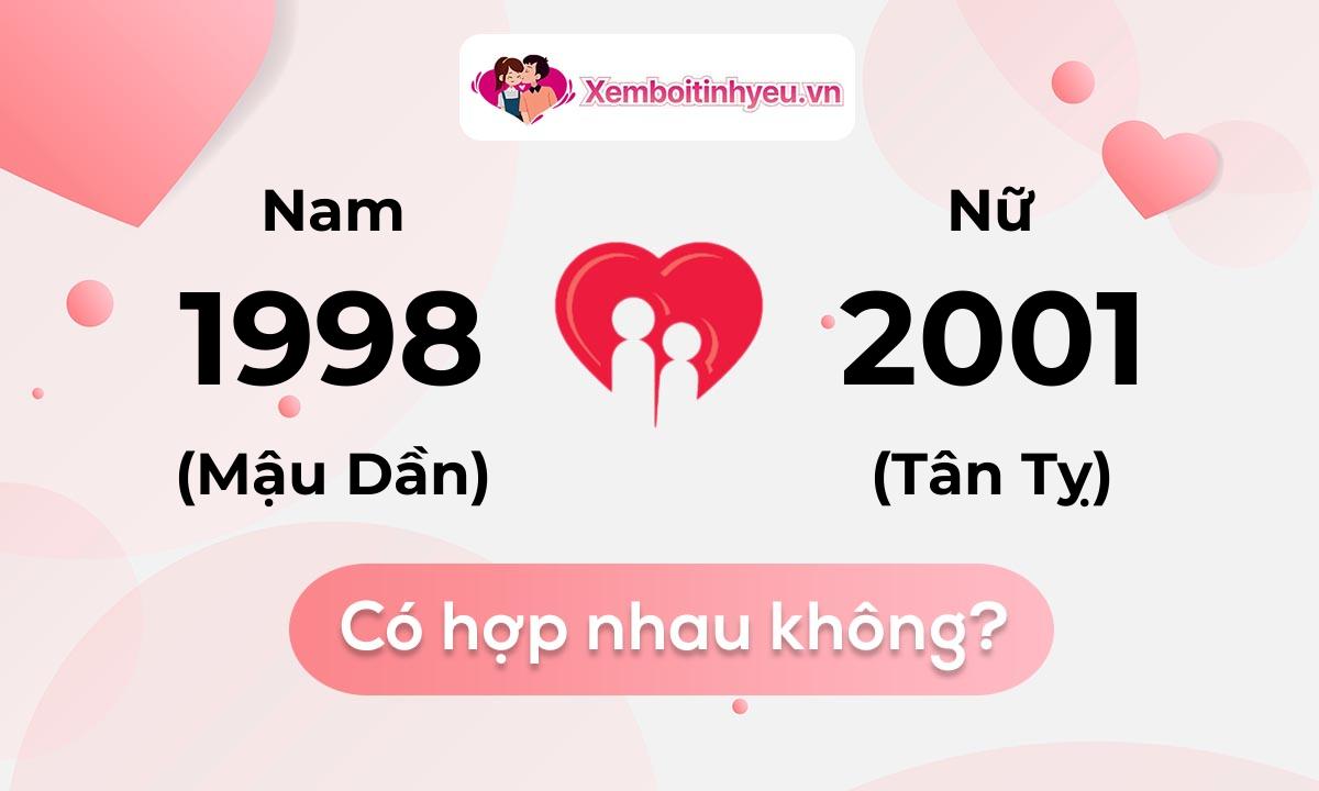 Chồng 1998 vợ 2001 có hợp nhau không và chọn cưới năm nào hợp nhất