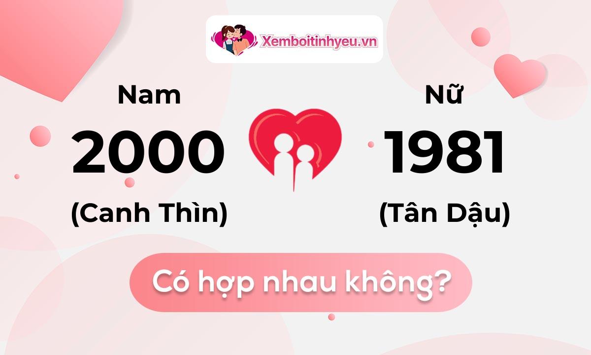 Chồng 2000 vợ 1981 có hợp nhau không và chọn cưới năm nào hợp nhất