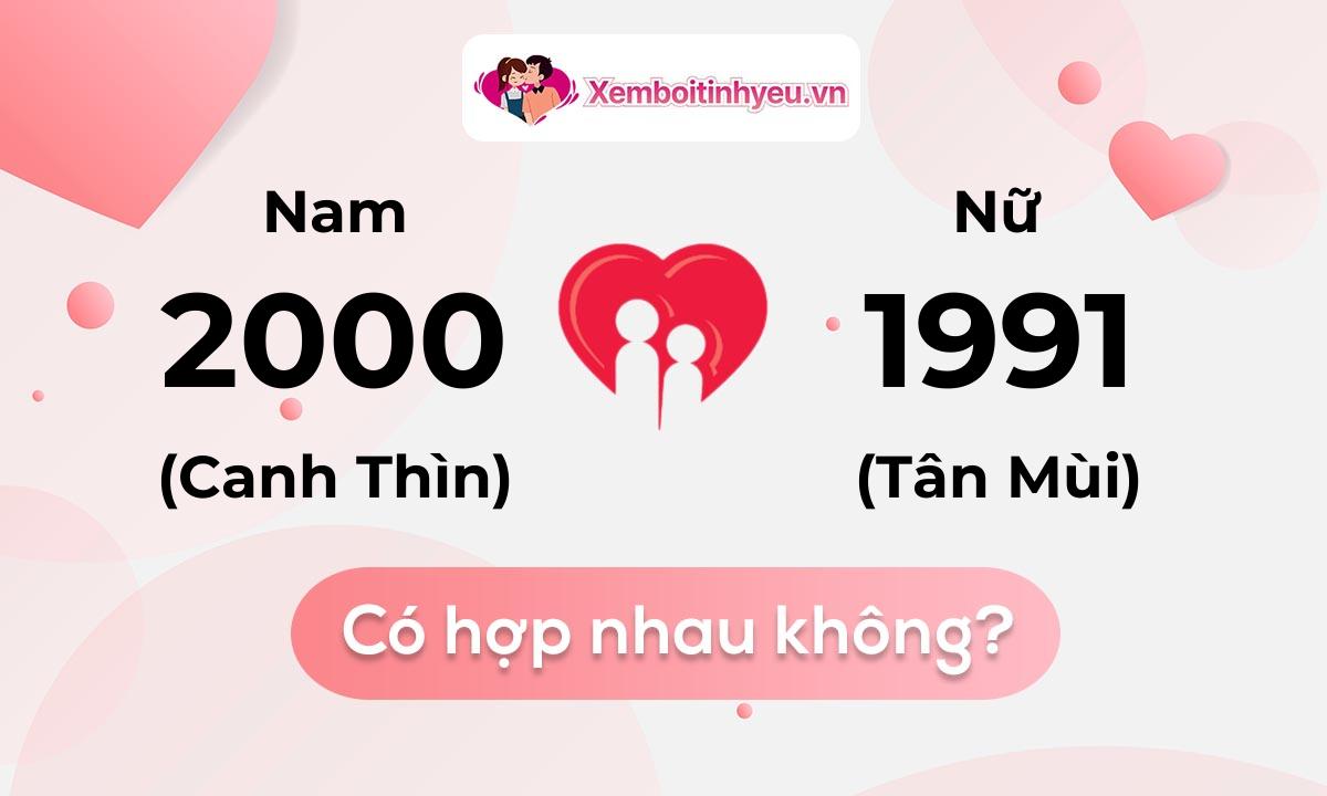 Chồng 2000 vợ 1991 có hợp nhau không và chọn cưới năm nào hợp nhất