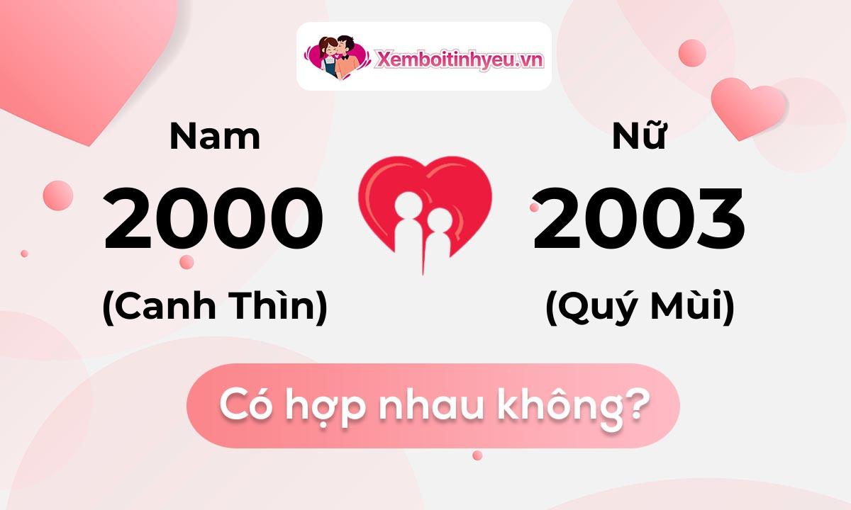 Chồng 2000 vợ 2003 có hợp nhau không và chọn cưới năm nào hợp nhất