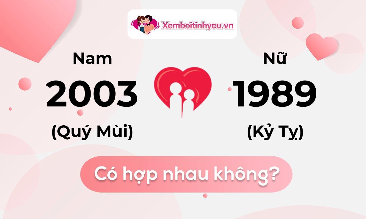 Chồng 2003 vợ 1989 có hợp nhau không và chọn cưới năm nào hợp nhất