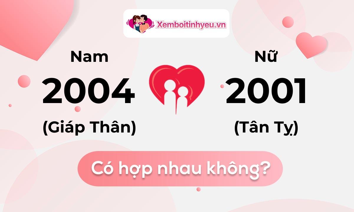 Chồng 2004 vợ 2001 có hợp nhau không và chọn cưới năm nào hợp nhất