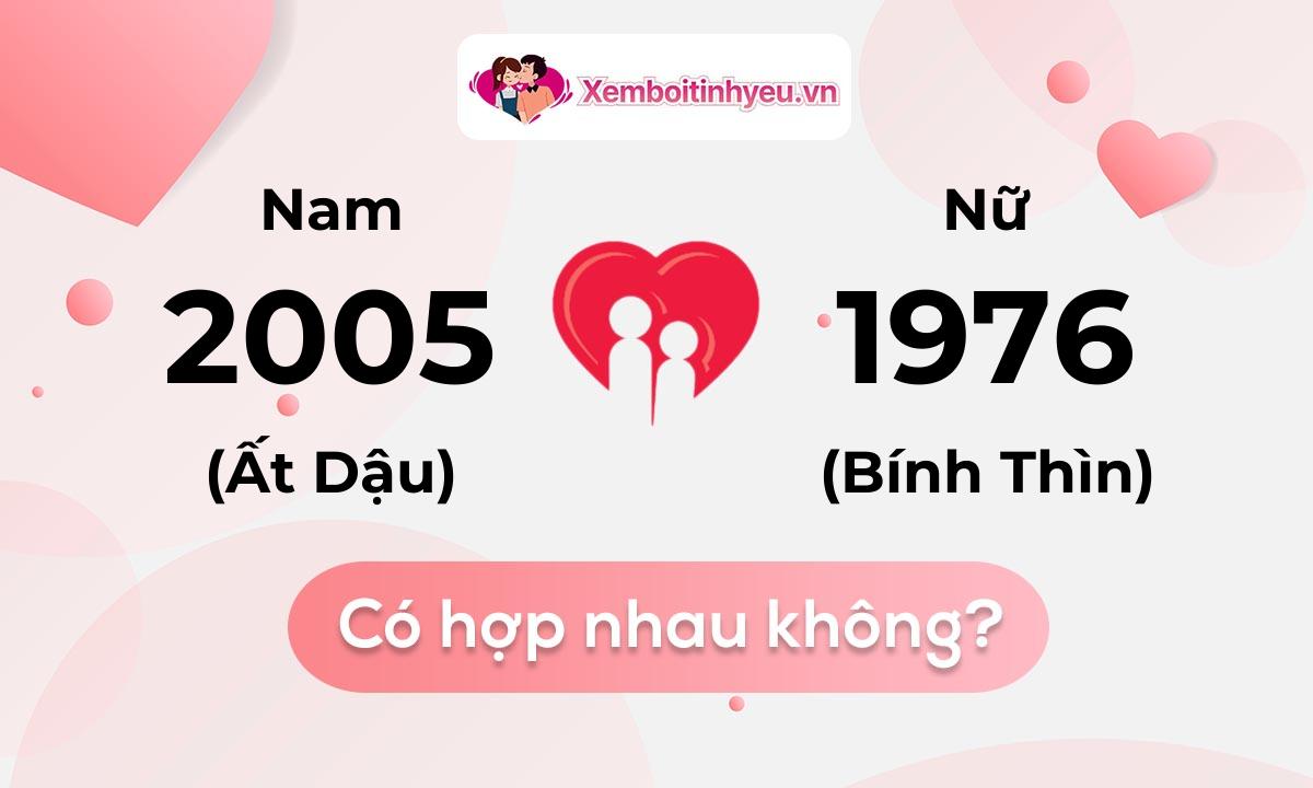 Chồng 2005 vợ 1976 có hợp nhau không và chọn cưới năm nào hợp nhất