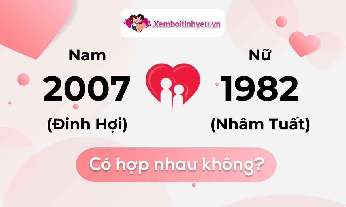 Chồng 2007 vợ 1982 có hợp nhau không và chọn cưới năm nào hợp nhất