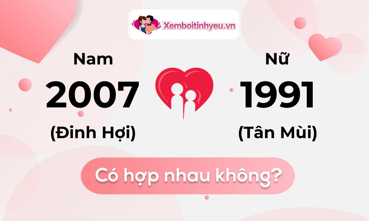 Chồng 2007 vợ 1991 có hợp nhau không và chọn cưới năm nào hợp nhất