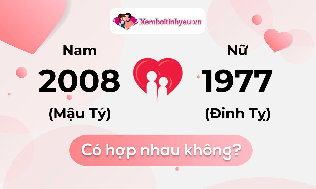 Chồng 2008 vợ 1977 có hợp nhau không và chọn cưới năm nào hợp nhất