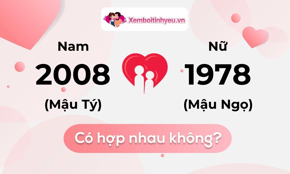 Chồng 2008 vợ 1978 có hợp nhau không và chọn cưới năm nào hợp nhất