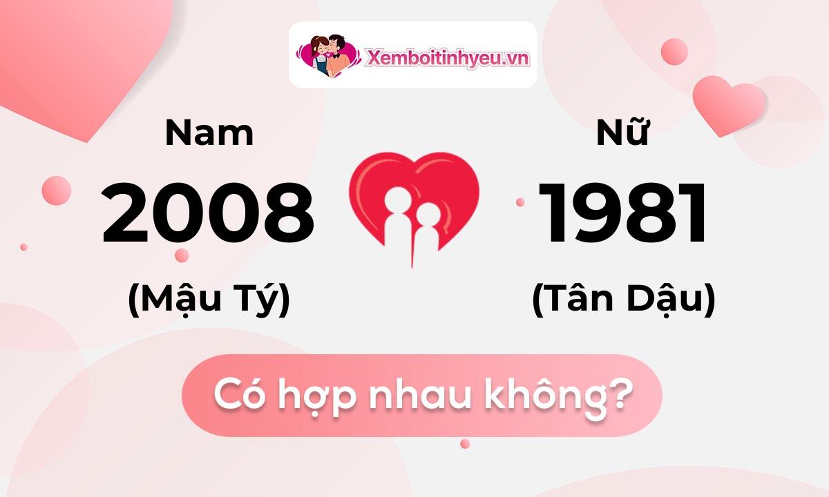 Chồng 2008 vợ 1981 có hợp nhau không và chọn cưới năm nào hợp nhất