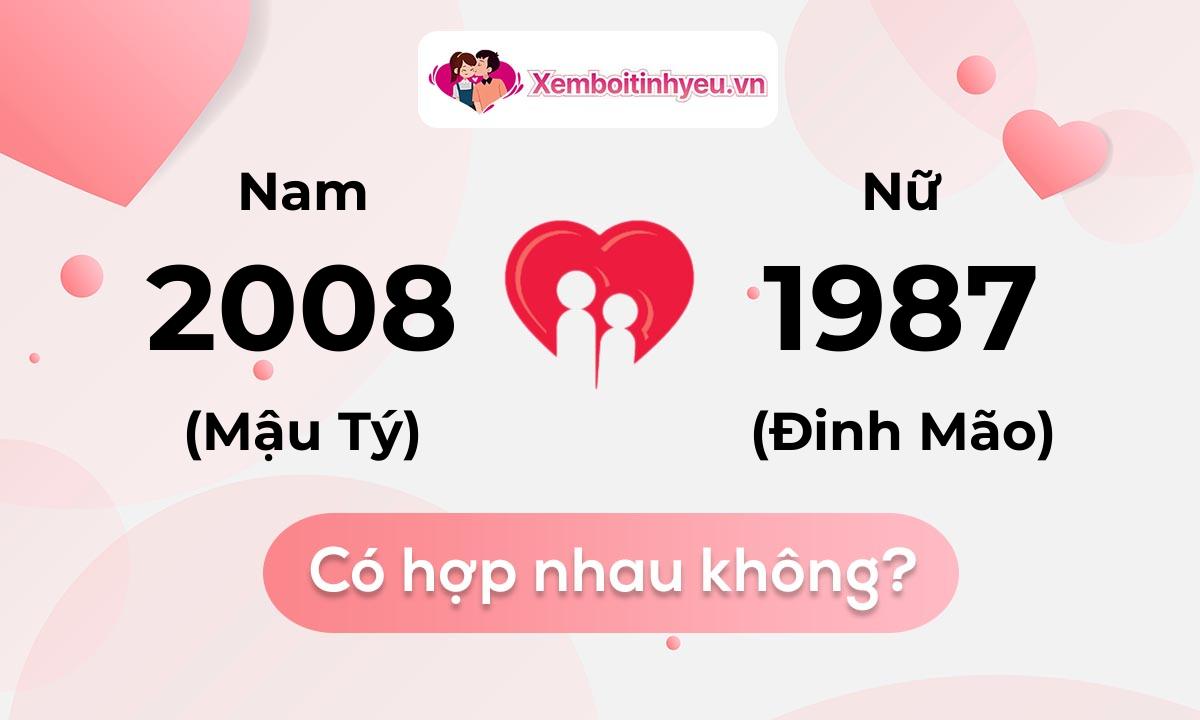 Chồng 2008 vợ 1987 có hợp nhau không và chọn cưới năm nào hợp nhất