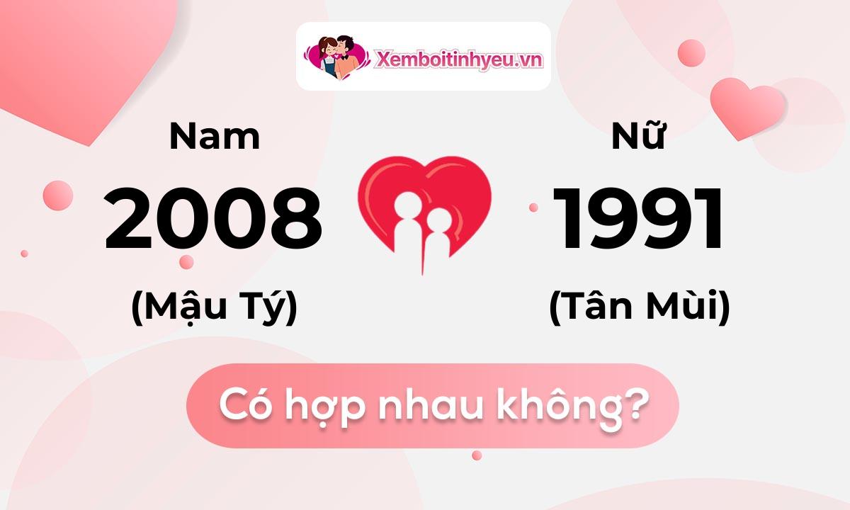 Chồng 2008 vợ 1991 có hợp nhau không và chọn cưới năm nào hợp nhất