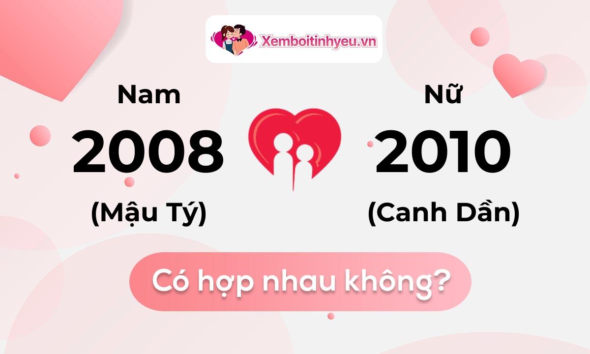 Chồng 2008 vợ 2010 có hợp nhau không và chọn cưới năm nào hợp nhất