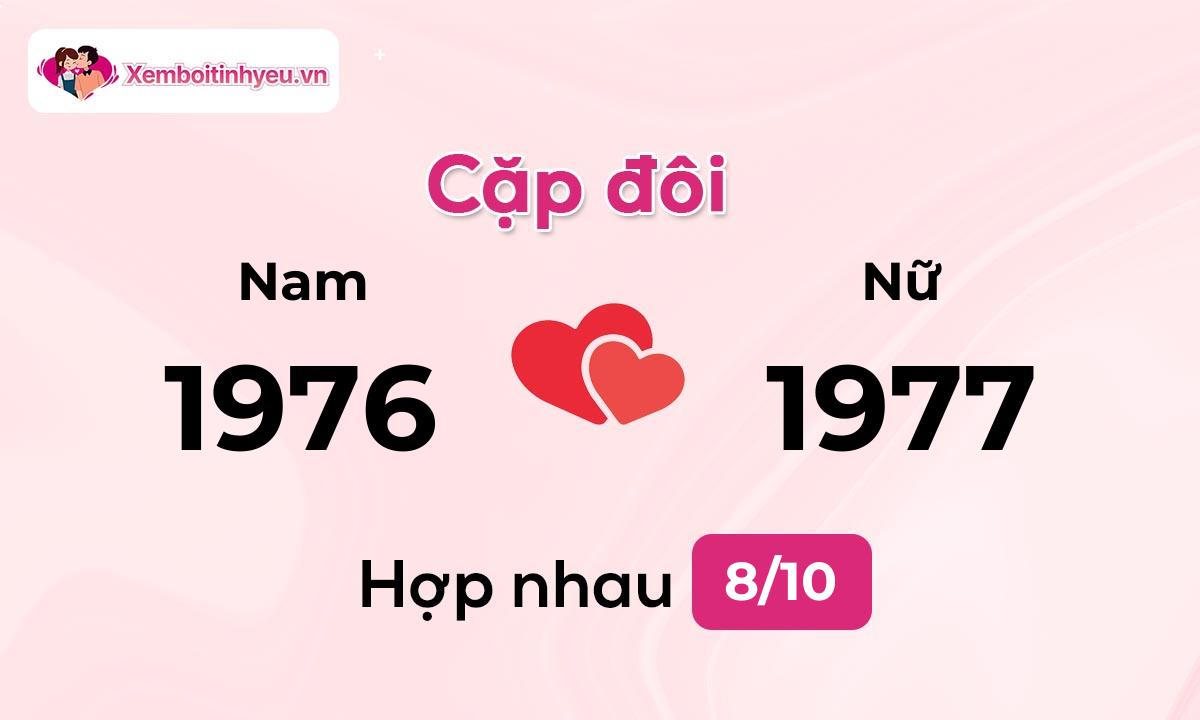 Độ hòa hợp giữa nam sinh năm 1976  và nữ sinh năm 1977