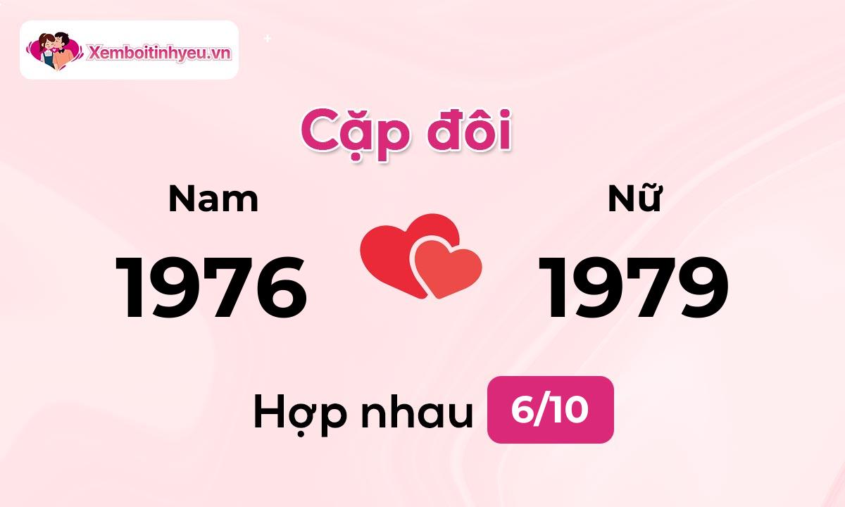 Độ hòa hợp giữa nam sinh năm 1976  và nữ sinh năm 1979