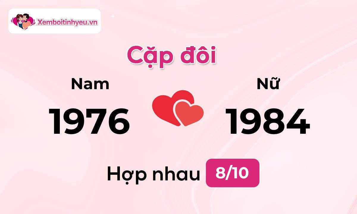 Độ hòa hợp giữa nam sinh năm 1976  và nữ sinh năm 1984