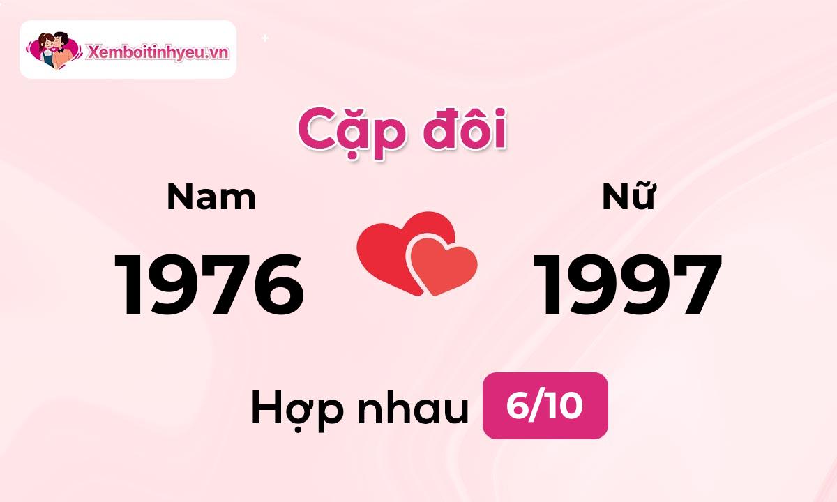 Độ hòa hợp giữa nam sinh năm 1976 và nữ sinh năm 1997