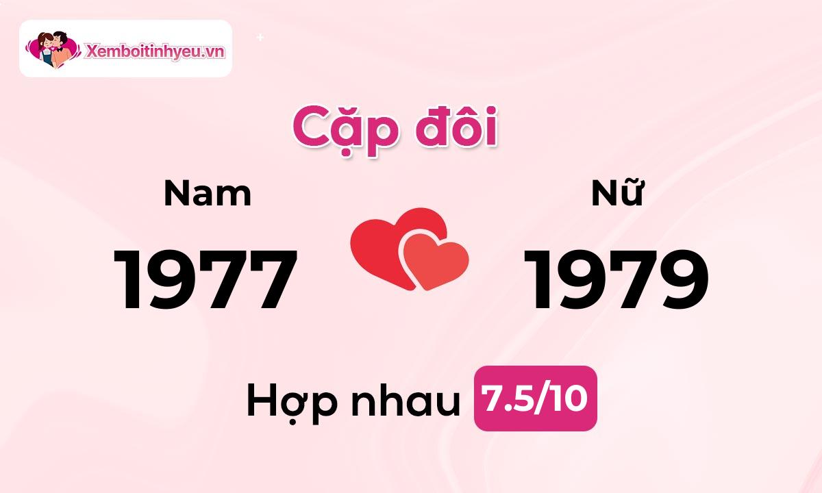 Độ hòa hợp giữa nam sinh năm 1977 và nữ sinh năm 1979