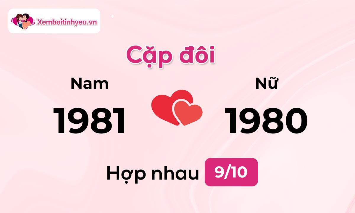 Độ hòa hợp giữa nam sinh năm 1981  và nữ sinh năm 1980