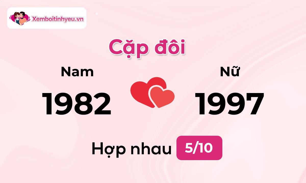 Độ hòa hợp giữa nam sinh năm 1982  và nữ sinh năm 1997