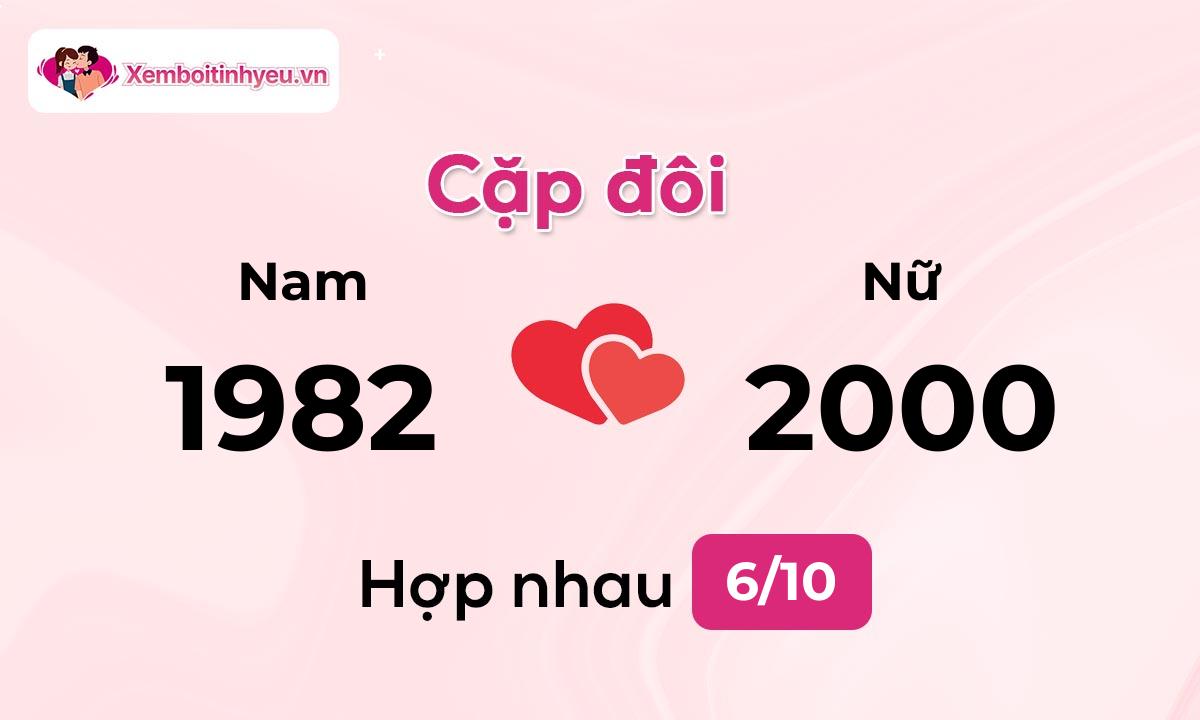 Độ hòa hợp giữa nam sinh năm 1982 và nữ sinh năm 2000