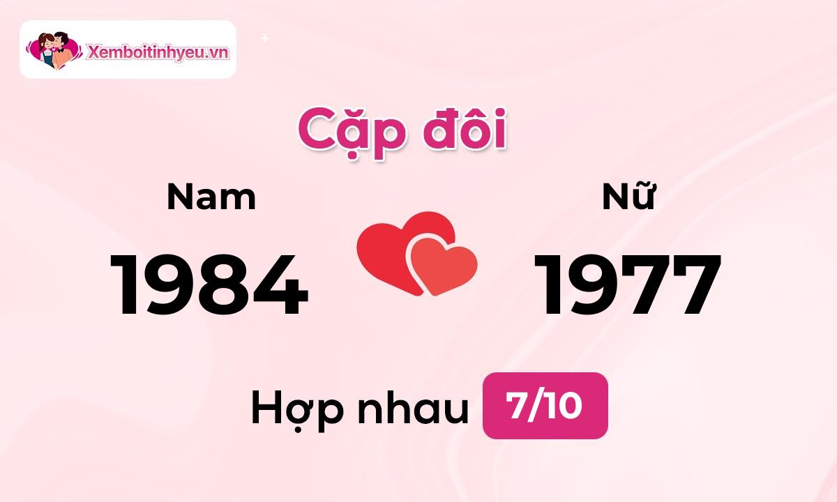 Độ hòa hợp giữa nam sinh năm 1984  và nữ sinh năm 1977