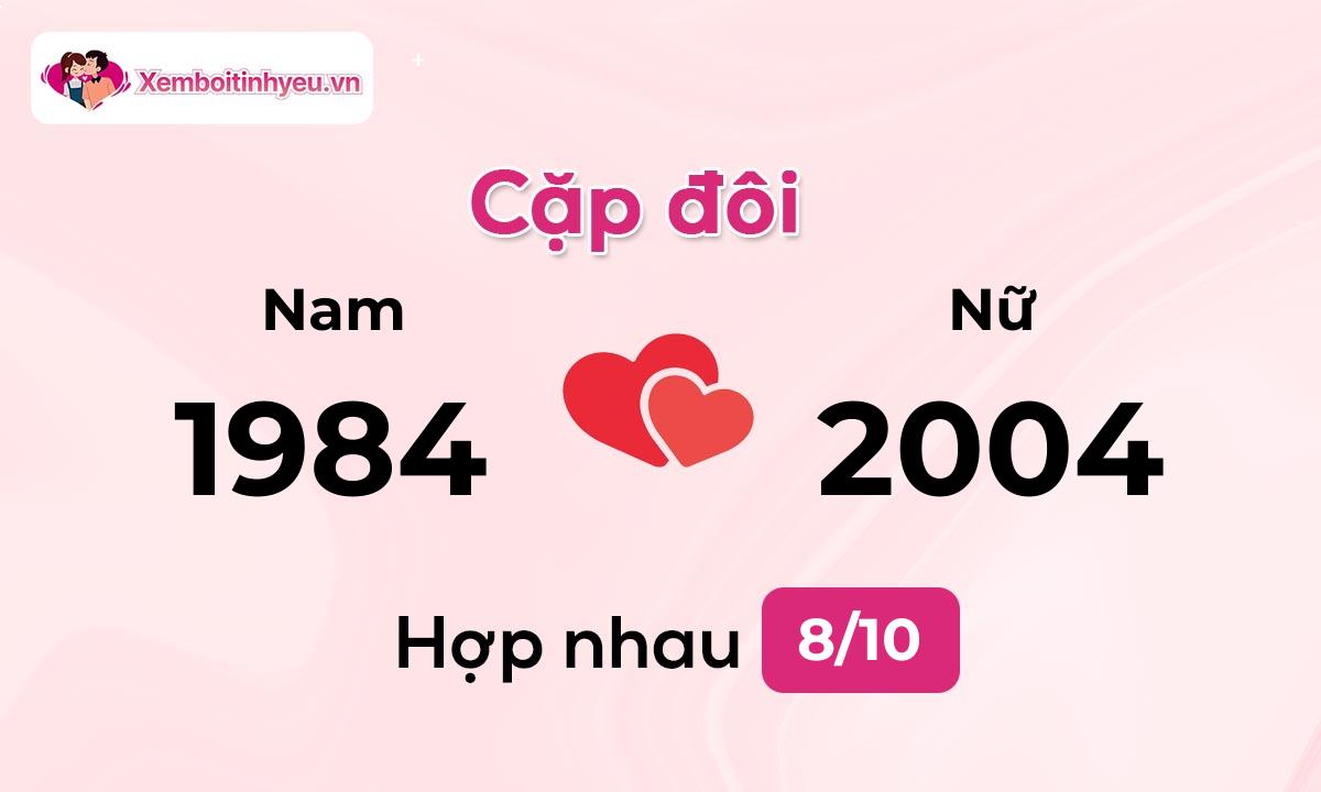 Độ hòa hợp giữa nam sinh năm 1984  và nữ sinh năm 2004